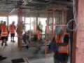 Oasis apartment build   Glass install inside