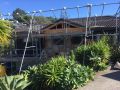 Reclad before shots   scaffold front